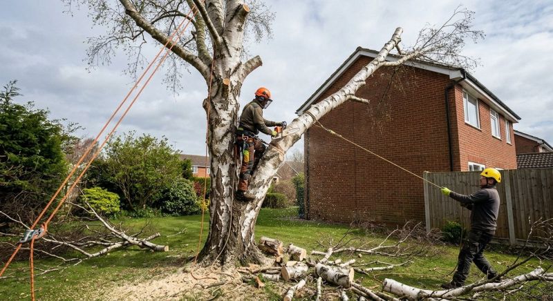 Birch Tree Removal in Montgomery County, PA