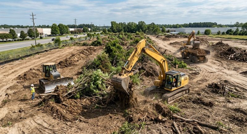 Commercial Land Clearing in Cumming, GA