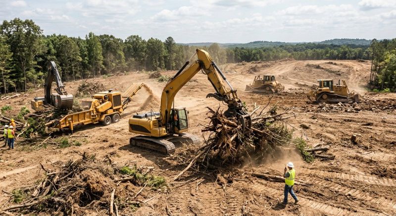 Commercial Land Preparation in Cumming, GA